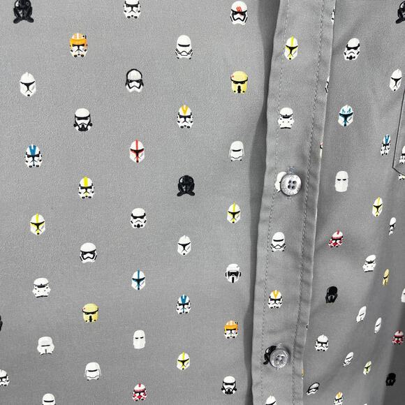 RSVLTS Star Wars Lil Troopers KUNUFLEX Short Sleeve Shirt Size 2XL Party Shirt - Picture 8 of 8